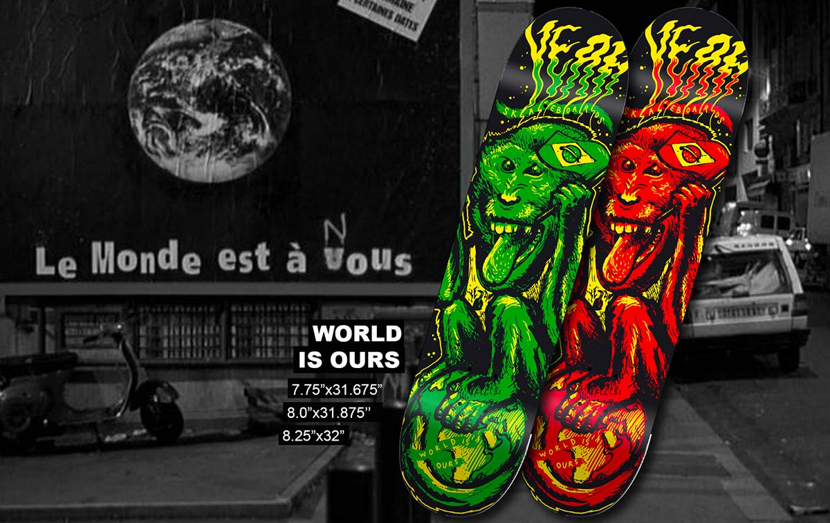 Yeah skateboards - World is ours boards