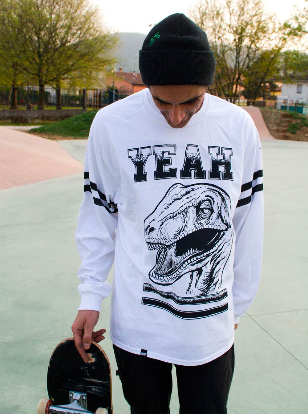 Yeah skateboards Not extinct yet longsleeve